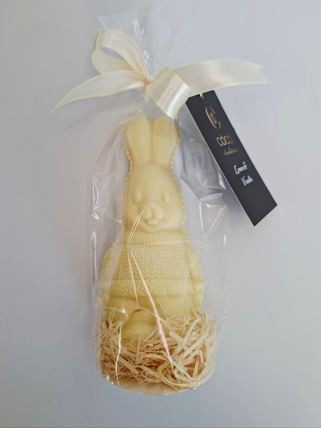 Lemon & Vanilla White Chocolate Bunny