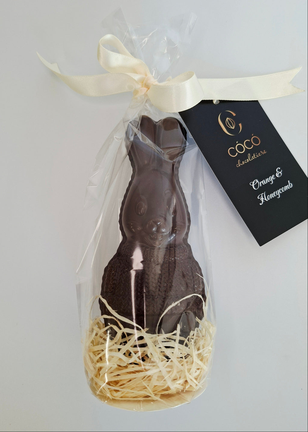 Sicilian Orange & Honeycomb Dark Chocolate Bunny