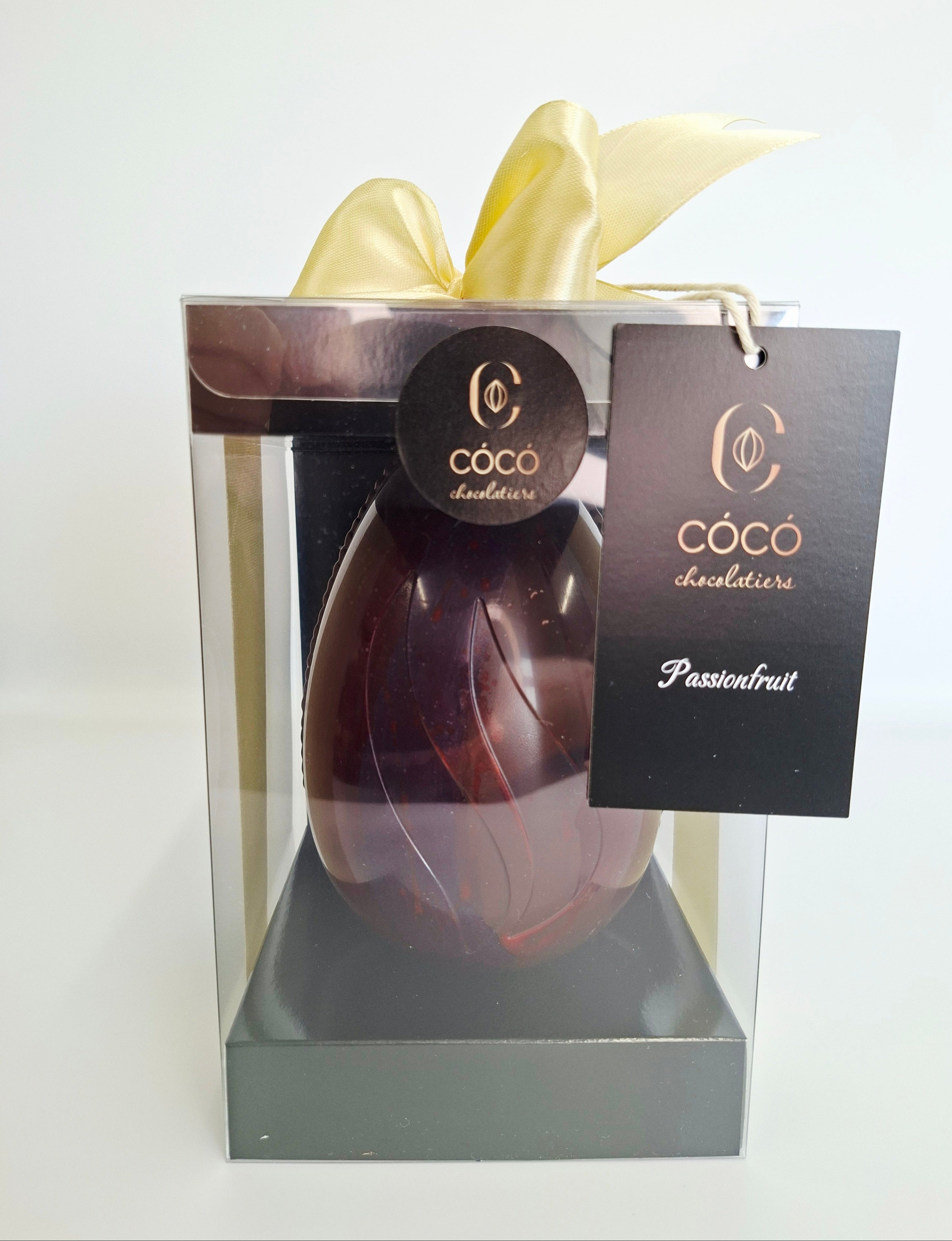 Passionfruit & Dark Chocolate Egg