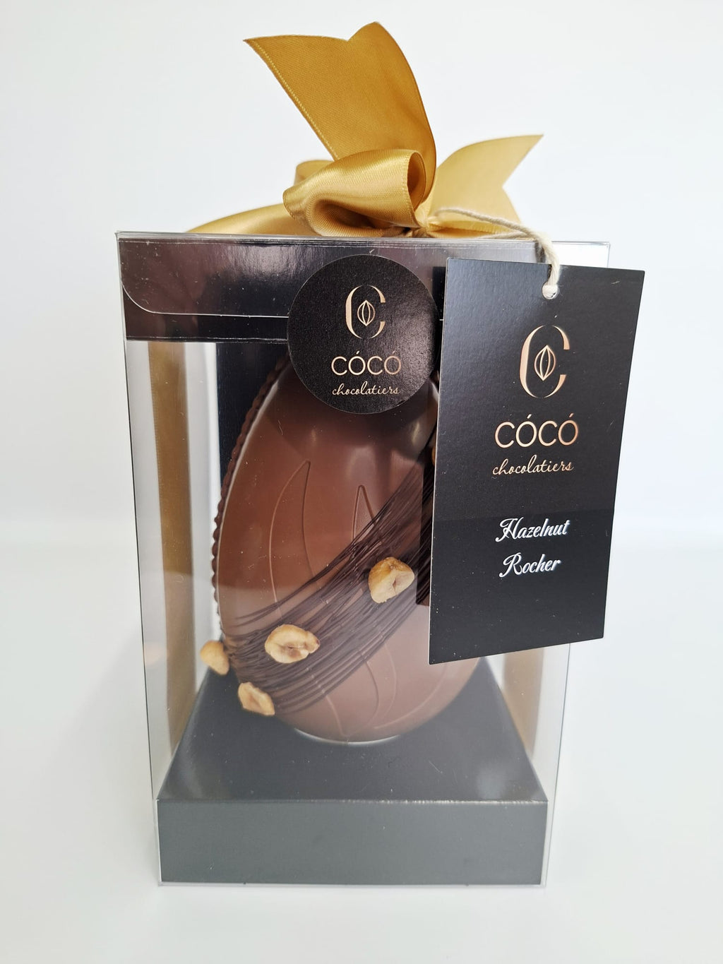 Hazelnut Rocher Milk Chocolate Egg